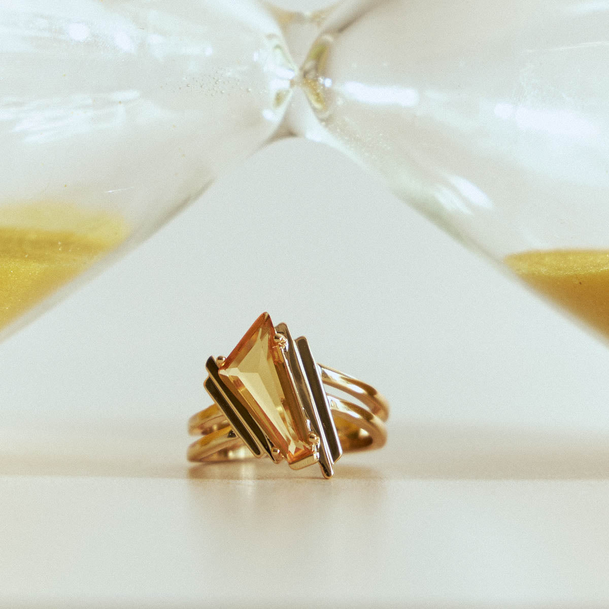 Anel Luz Estruturada Amarelo