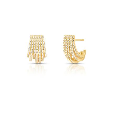 Brinco Cascata de Luz – Banho Ouro 18k