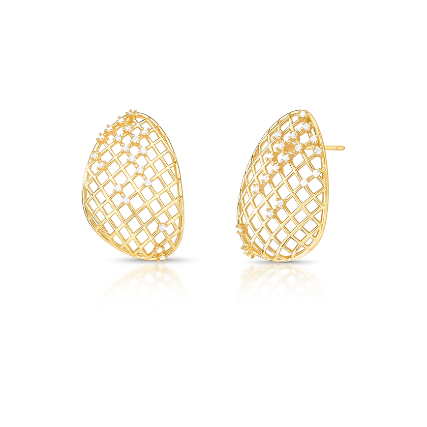 Brinco Escultural Médio · Caminhos do Tempo