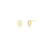 Brinco Mini Concha Cauri Delicada Banho Ouro 18k