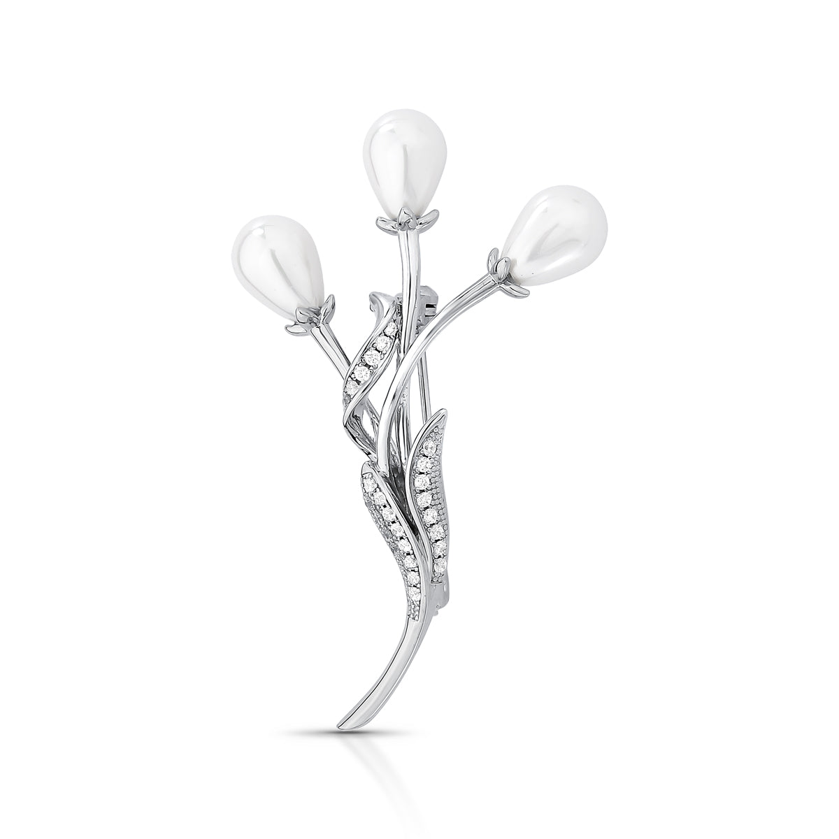 Broche Ramo com Perola