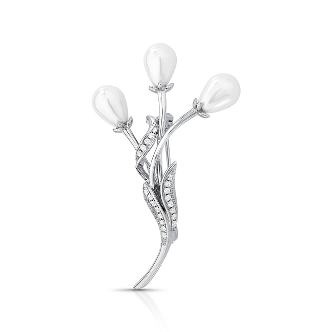 Broche Ramo com Perola