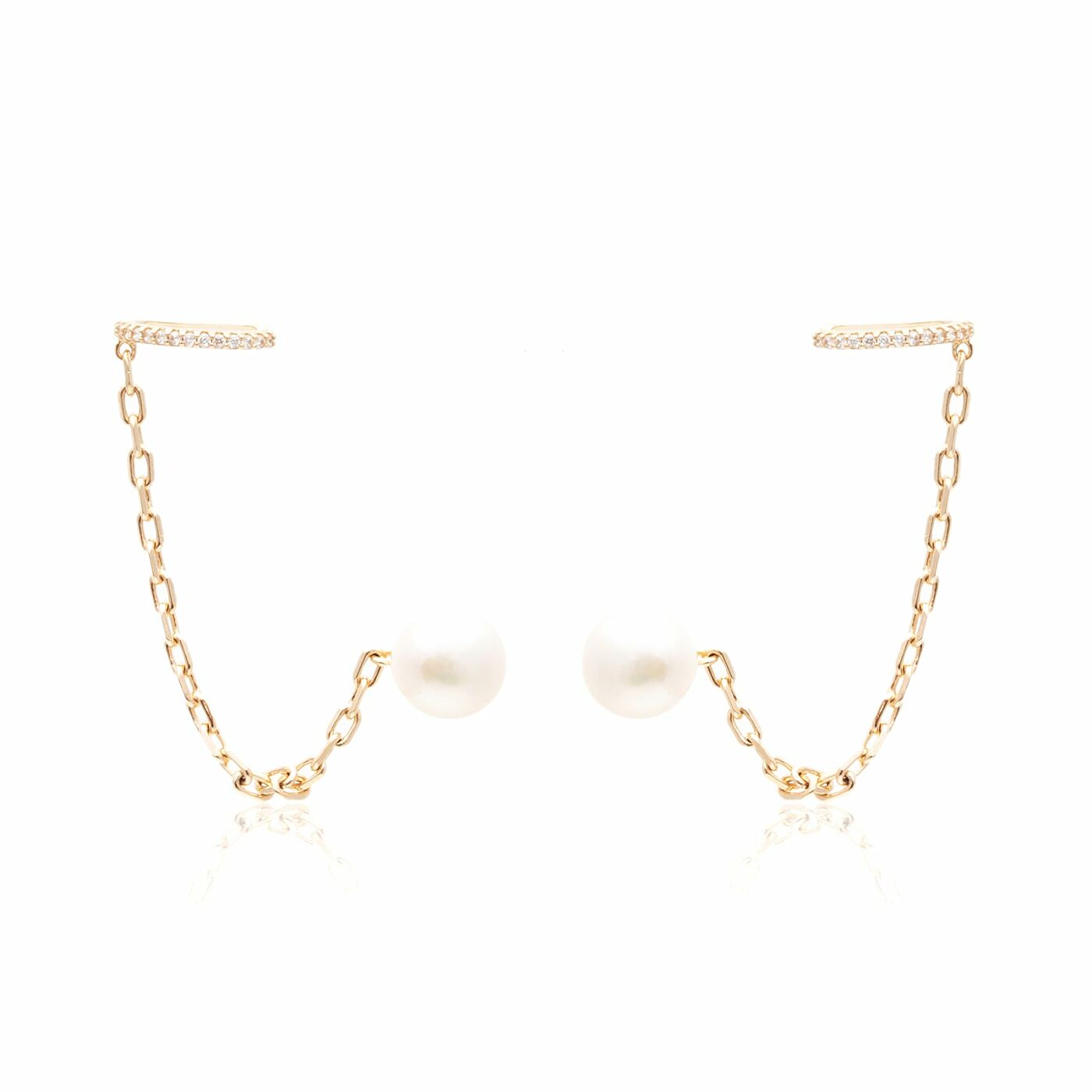 Brinco Pérola Corda