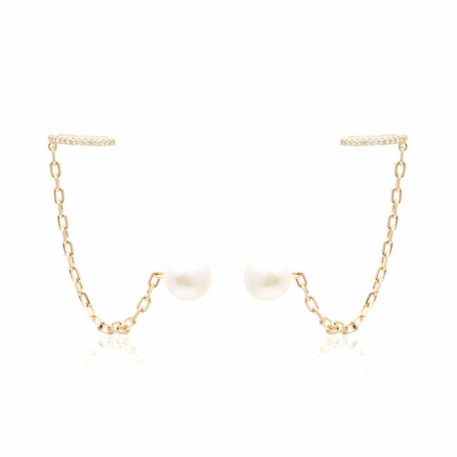 Brinco Pérola Corda