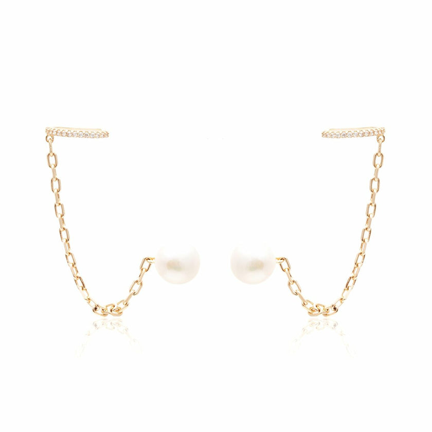 Brinco Pérola Corda