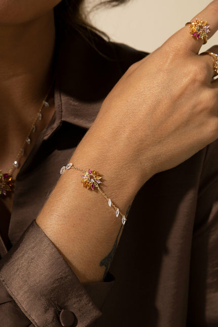 Pulseira Flor Serena