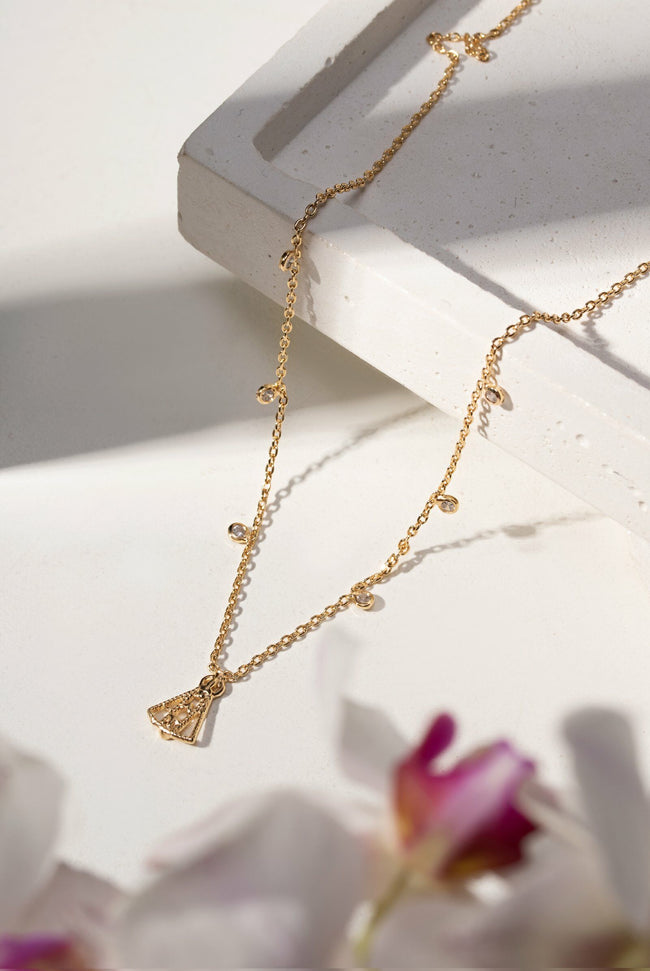 Colar Aparecida Mini Lux