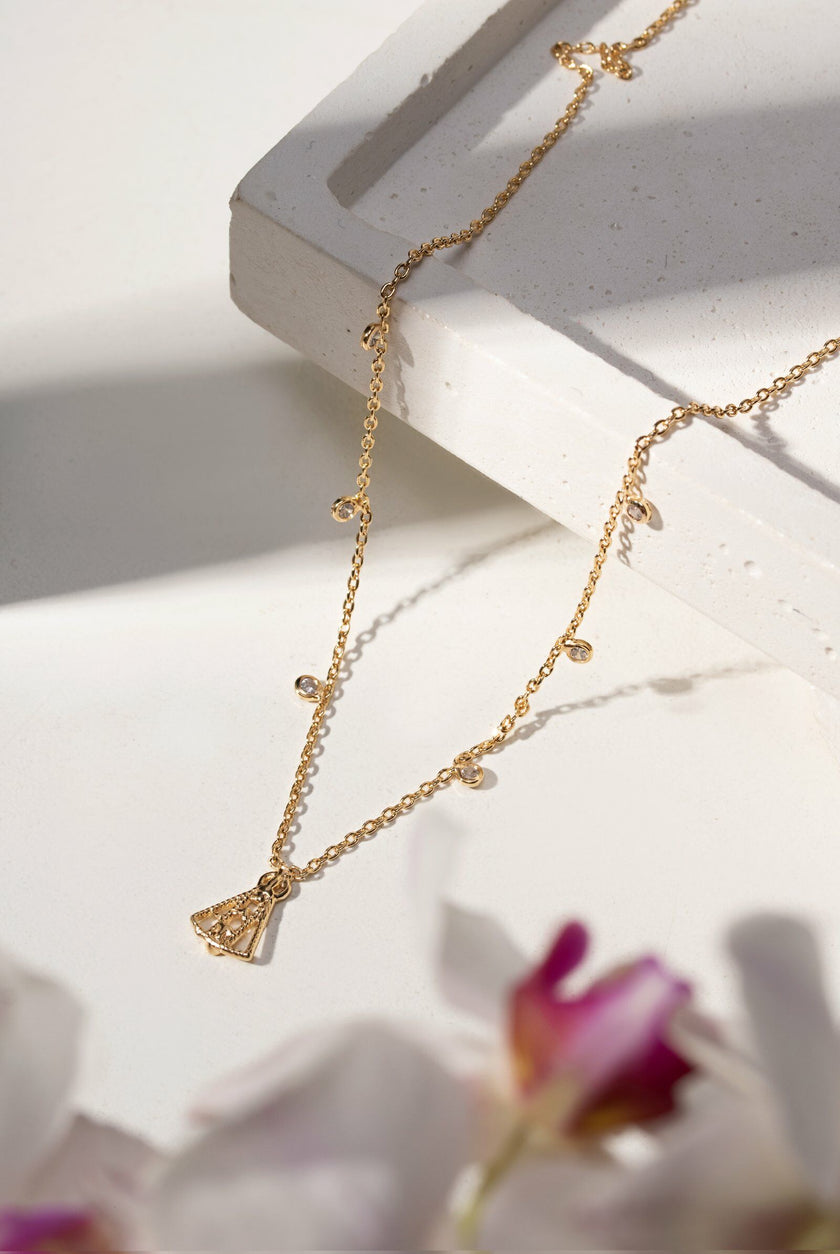 Colar Aparecida Mini Lux