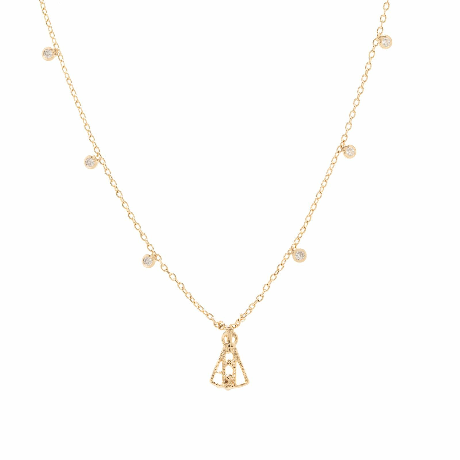 Colar Aparecida Mini Lux