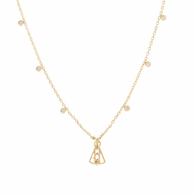 Colar Aparecida Mini Lux