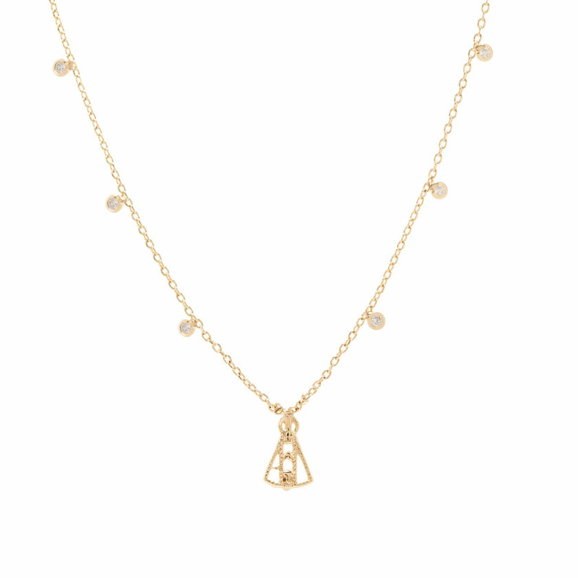 Colar Aparecida Mini Lux