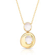 Colar longo Cristal Luz Organica