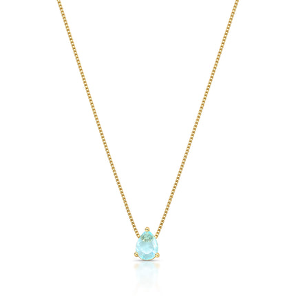 Colar Gota Azul