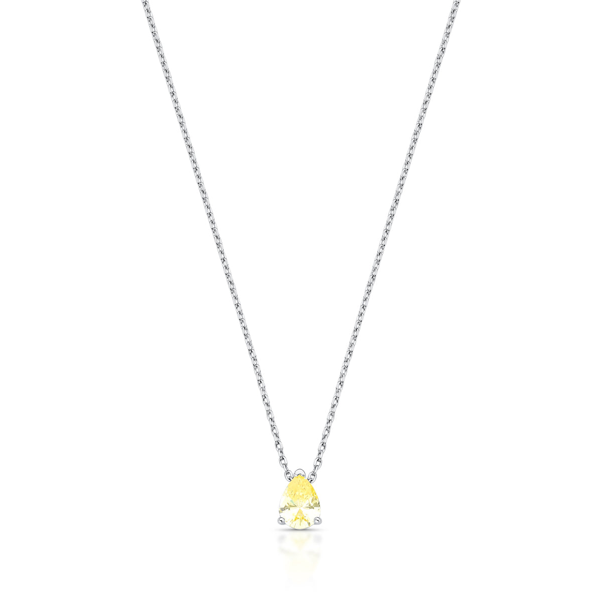 Colar Gota Essencial em Ródio