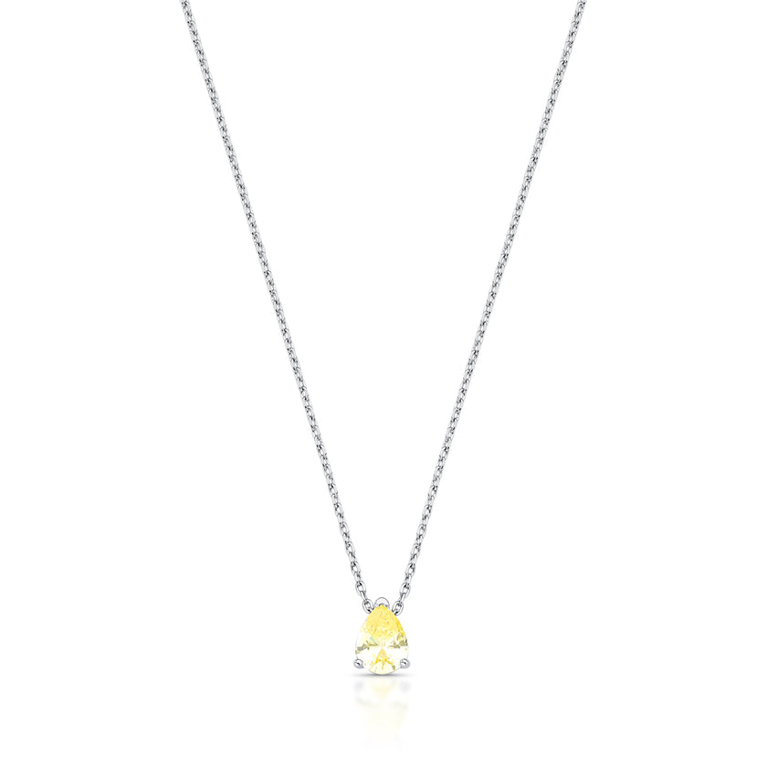 Colar Gota Essencial em Ródio