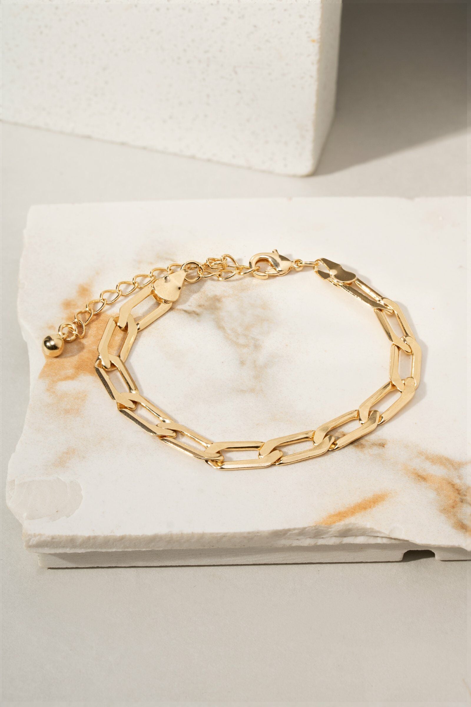 Pulseira Elo Dourado Liso