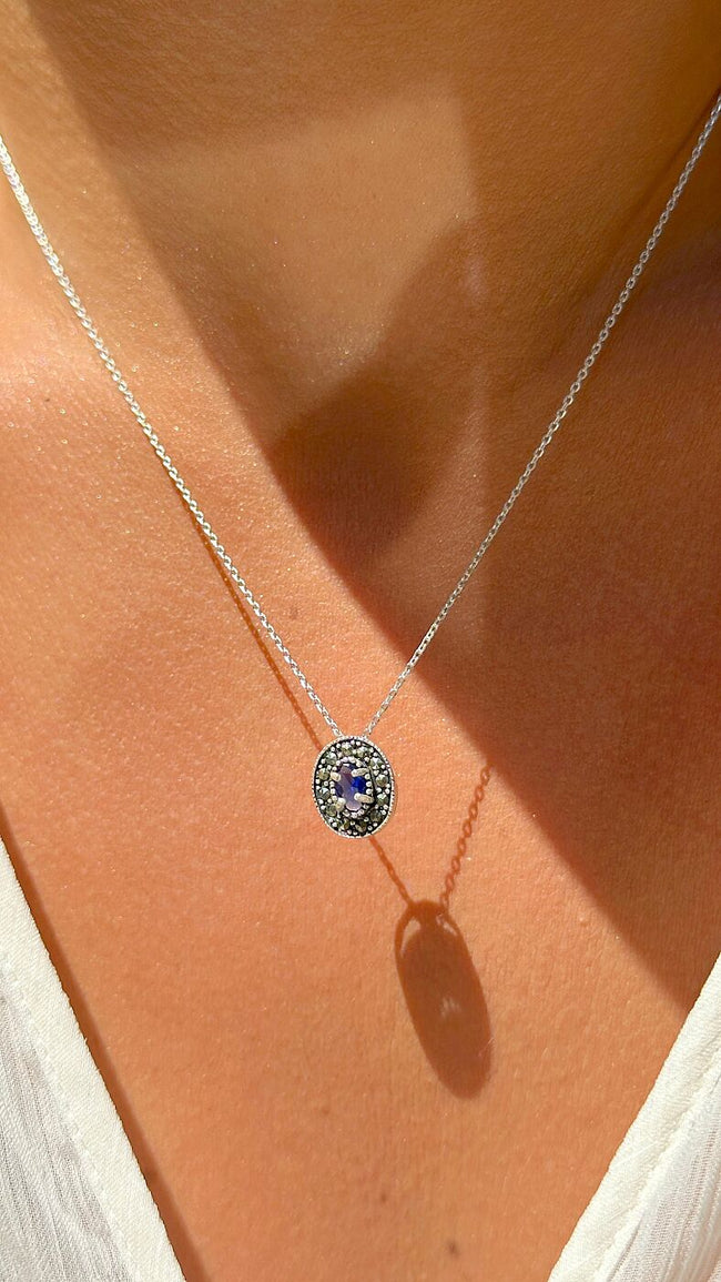 Colar Majestade Safira