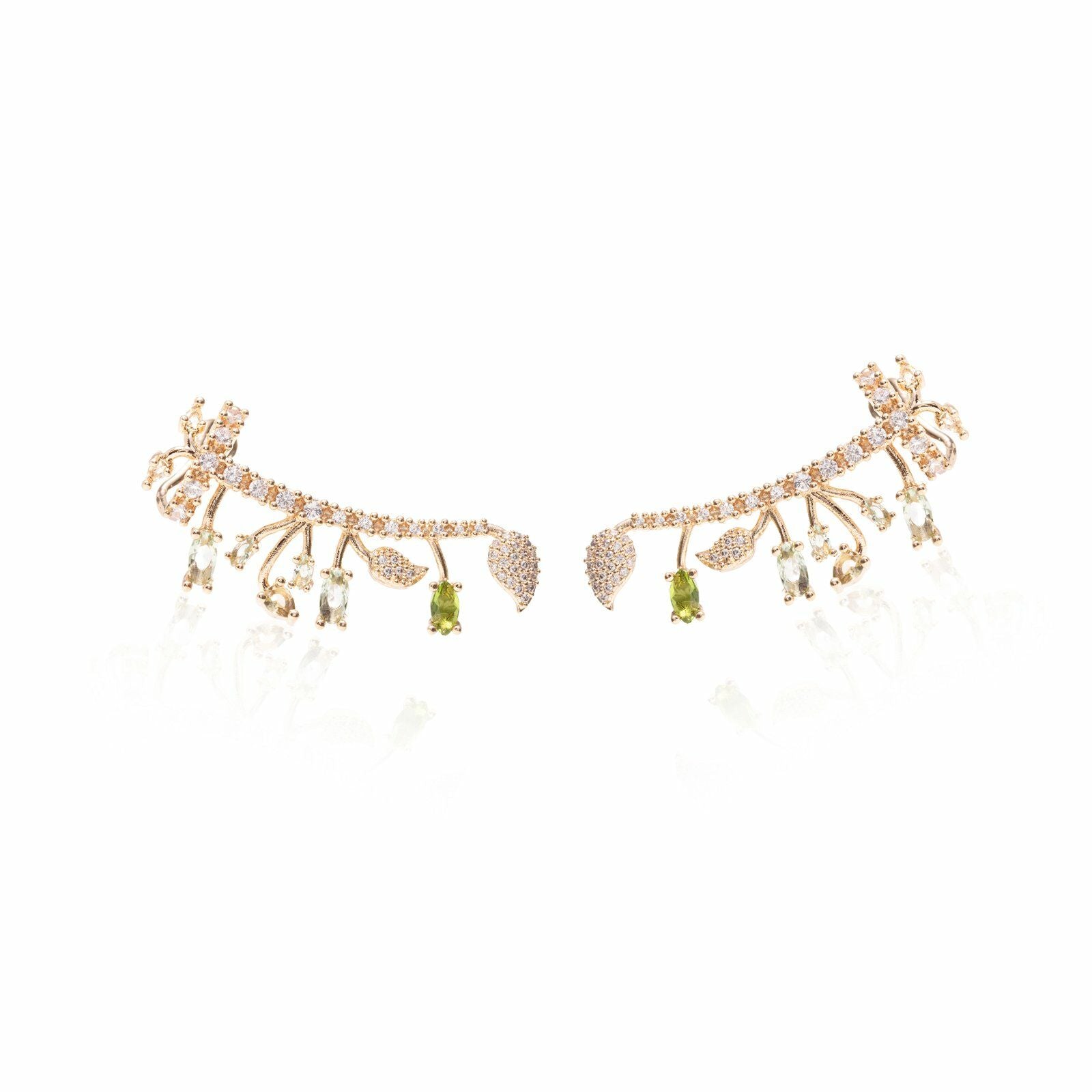Ear Cuff Jardim Peridoto