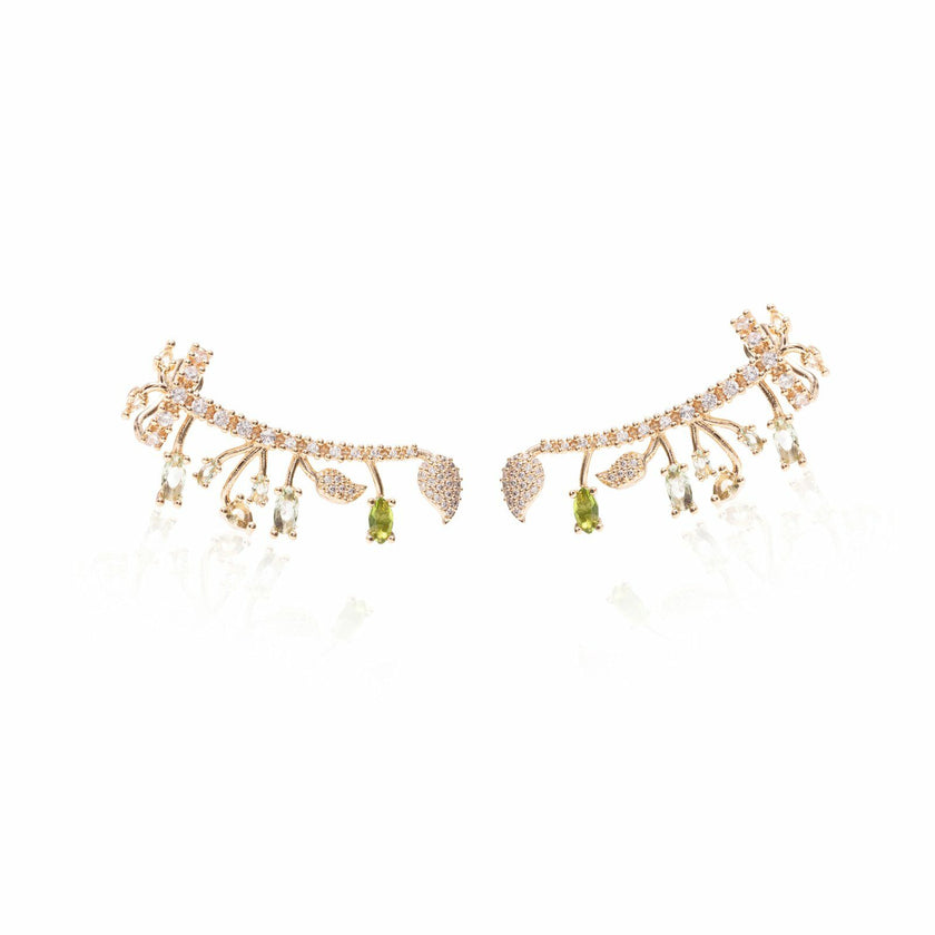 Ear Cuff Jardim Peridoto