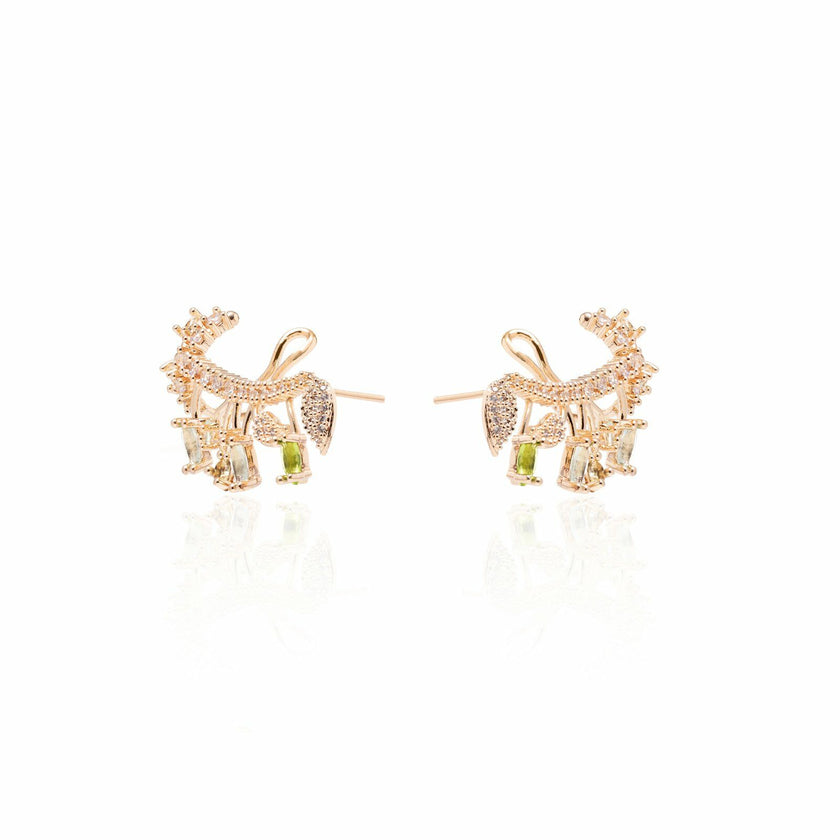 Ear Cuff Jardim Peridoto