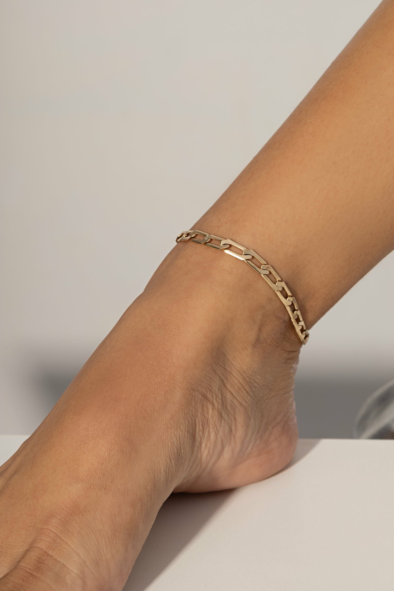 Tornozeleira Elo Dourado