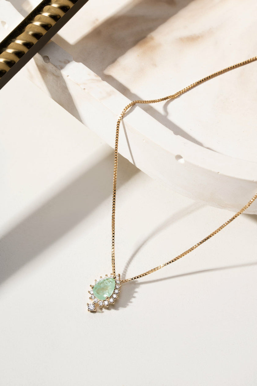 Conjunto Gota Esmeralda Fusion