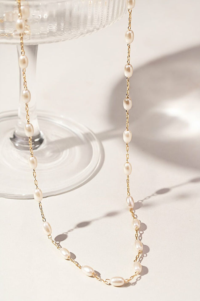 Colar Pérolas Contínuas