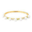 Bracelete Pérolas & Pedras Pastel Banhado a Ouro