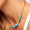 Colar Turquesa Azul