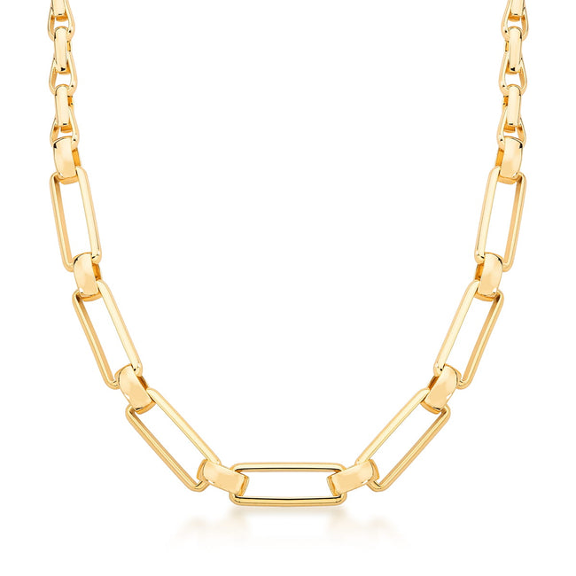 Colar Elos Alongados
