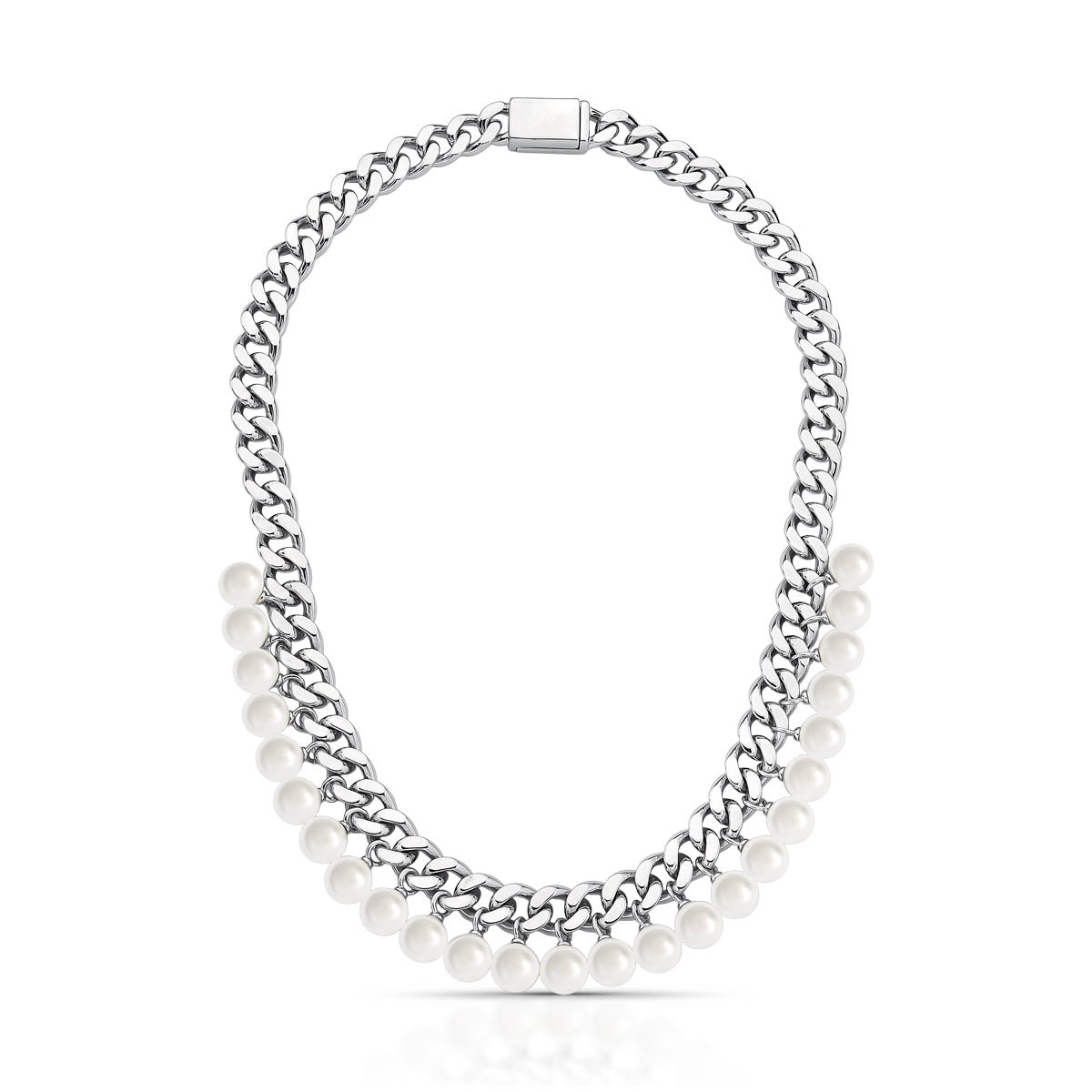 Colar Perolas Cascata