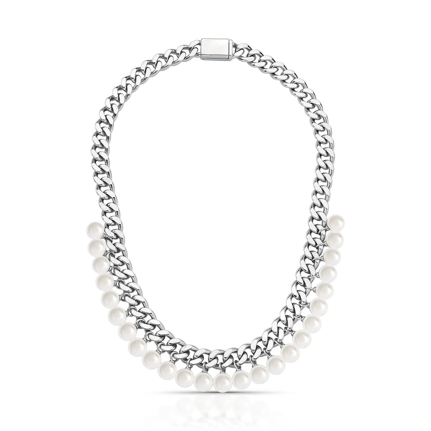 Colar Perolas Cascata