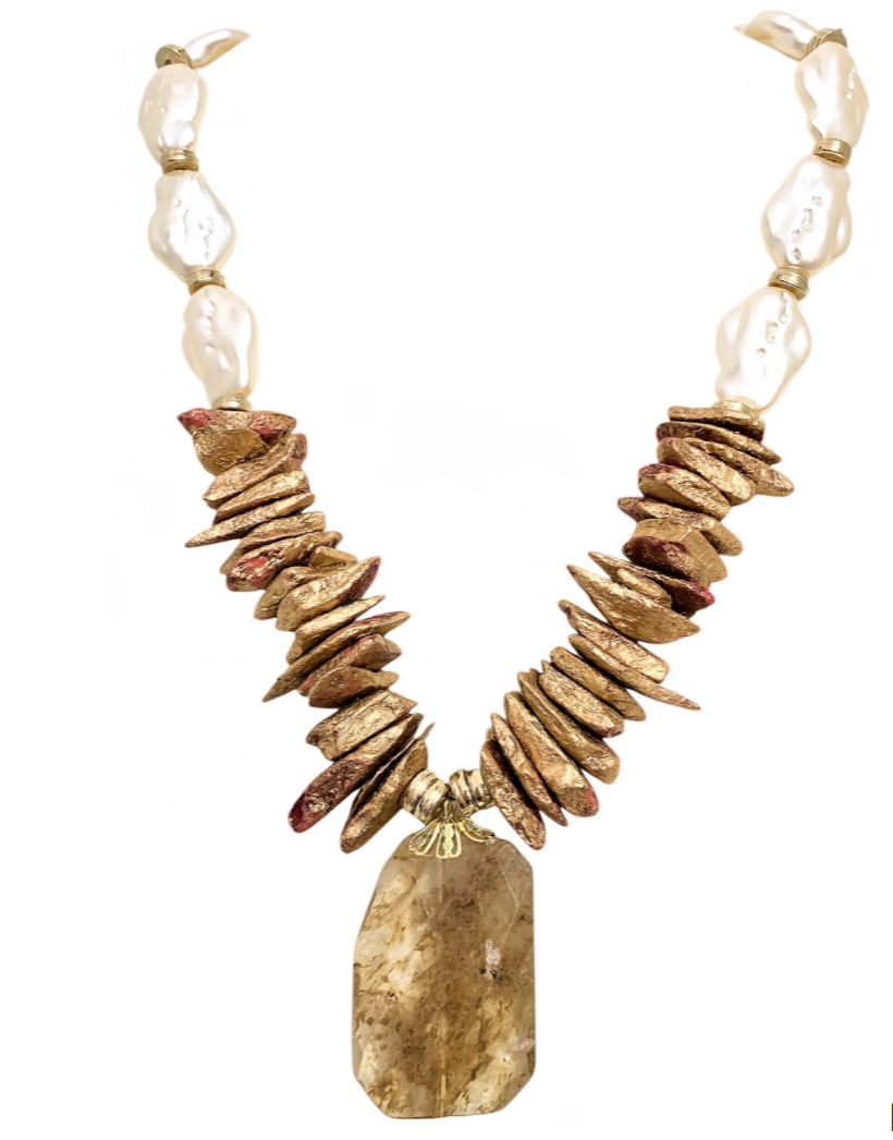 Linha Studio - Colar madreperola e perola