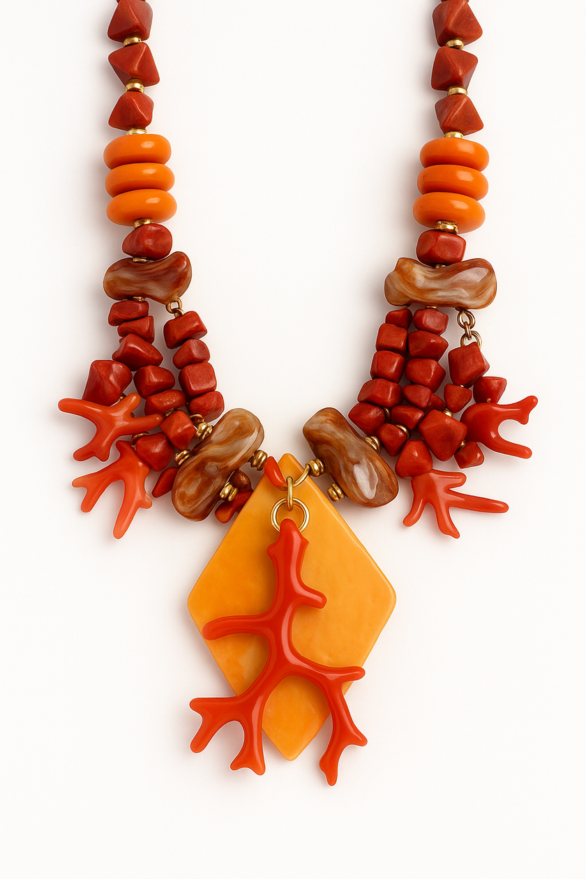 Linha Studio - Colar laranja