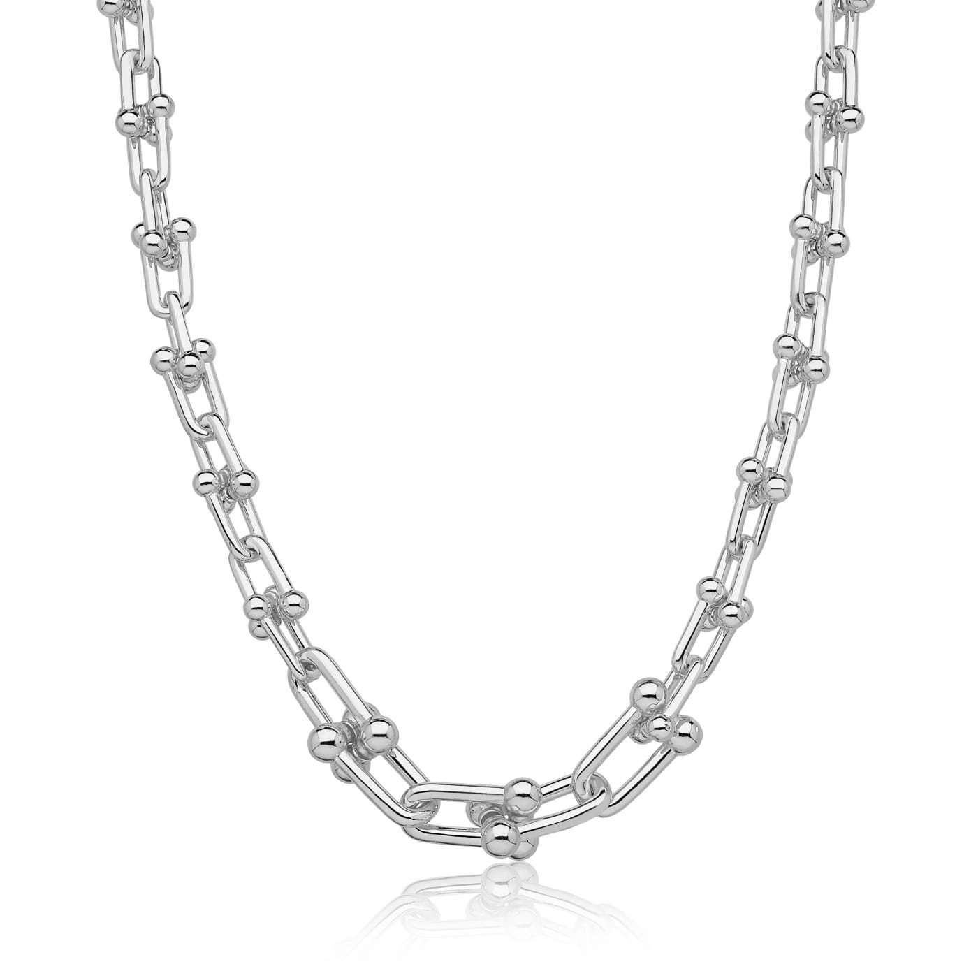 Colar Elos Première - Banho de Ródio