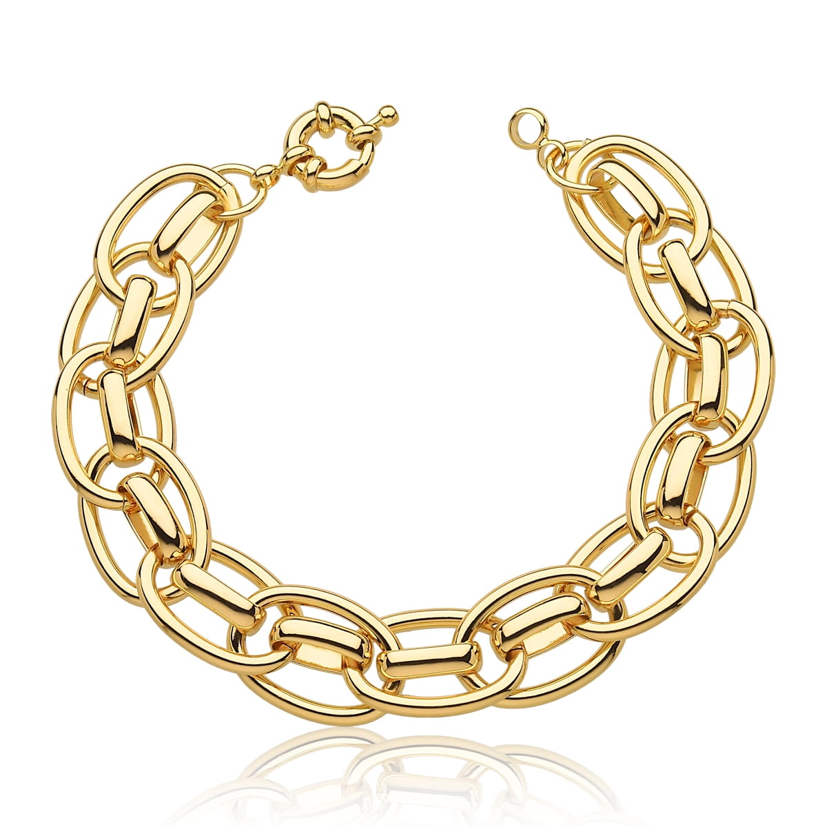 Pulseira Elos Trançados