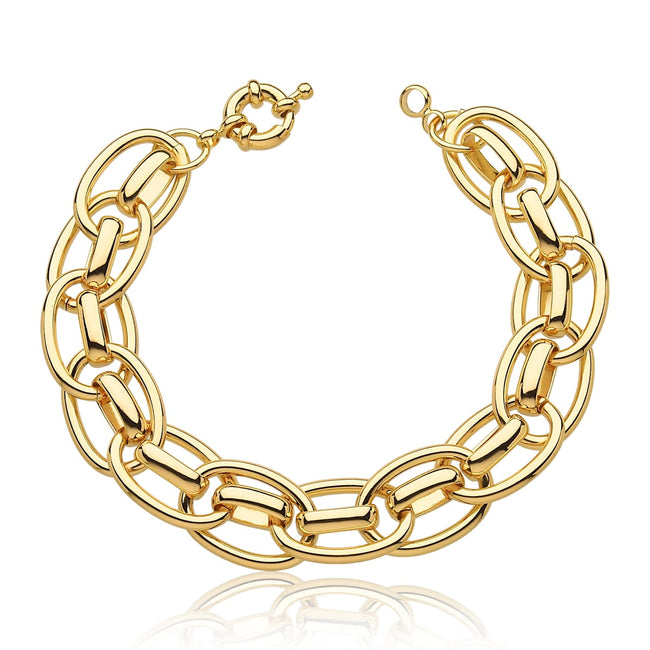 Pulseira Elos Trançados