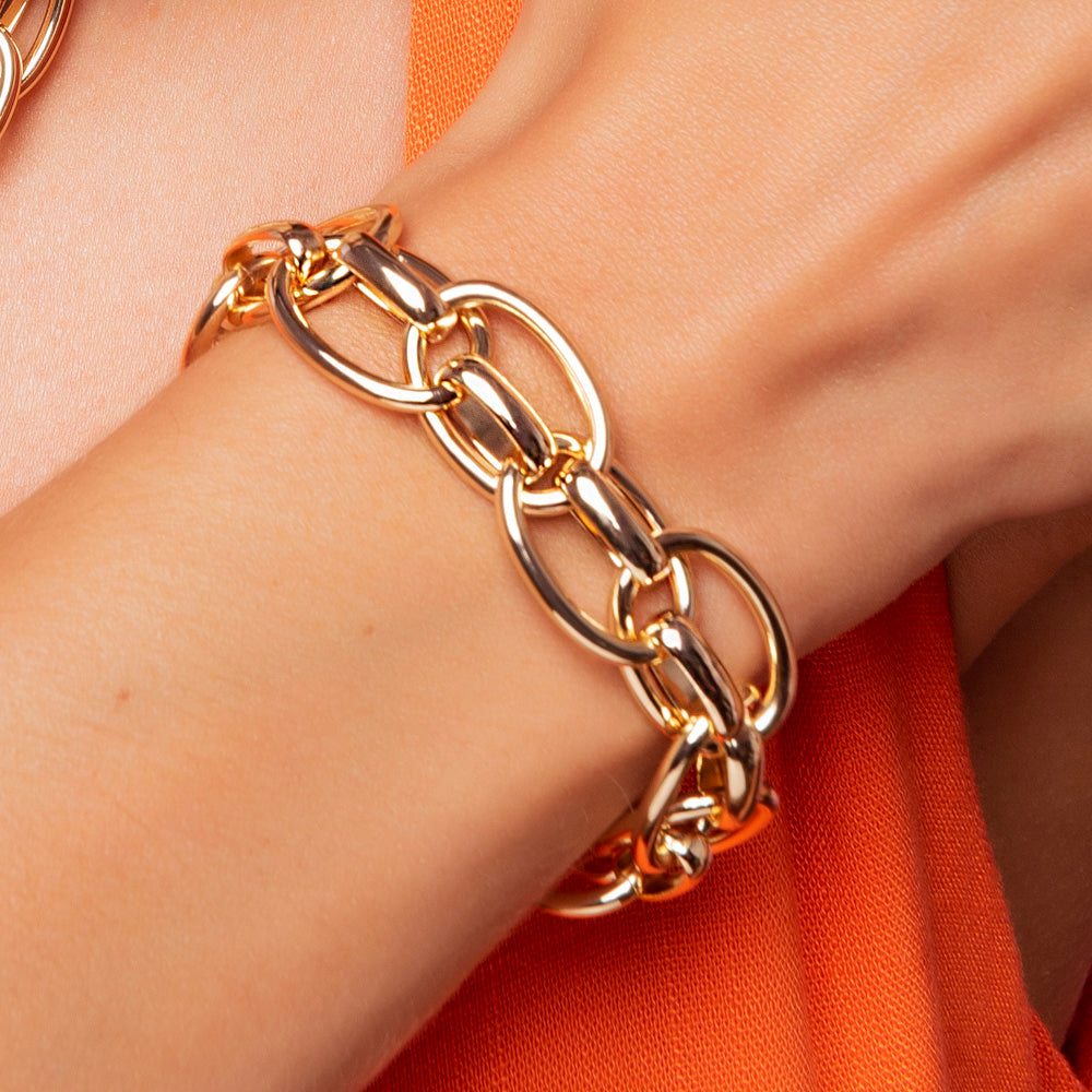 Pulseira Elos Trançados