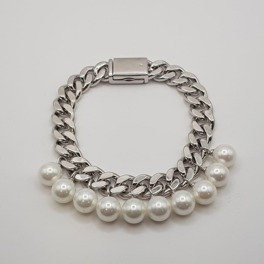 Pulseira Perola Cascata