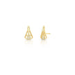 Brinco Nossa Senhora Aparecida com zircônias banho ouro 18k VN Collettiva