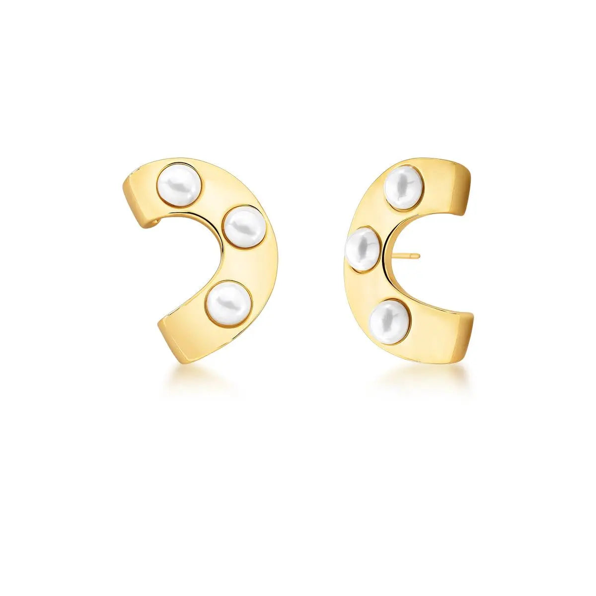 BRINCO EAR CUFF COM PÉROLAS SHELL