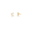 BRINCO COM CRISTAL RETANGULAR E DIVERSOS BANHADO A OURO
